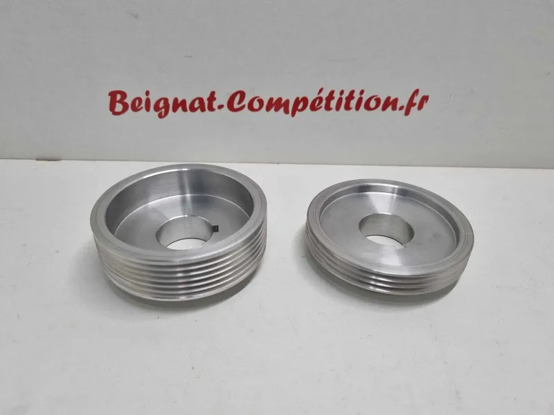 306 S16 XU10J4RS aluminium pulley, 6PK or 3PK