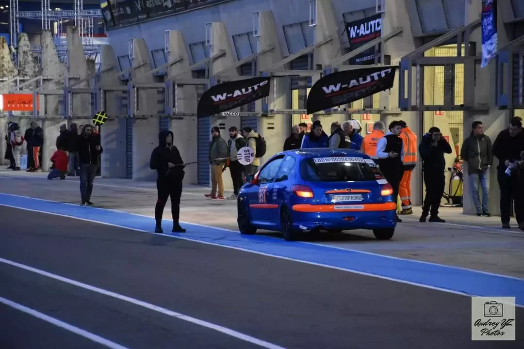 206 RPS racing car hire