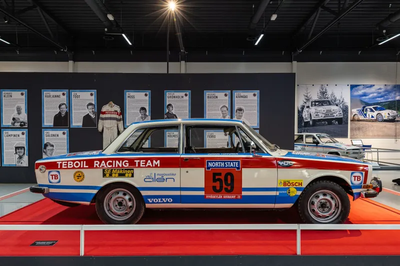 Volvo 142, la voiture de rallye de Markku Alen
