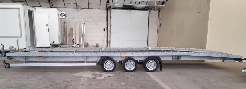 3-axle trailer for 2 cars - 8.00 x 2.10m - 3500kg