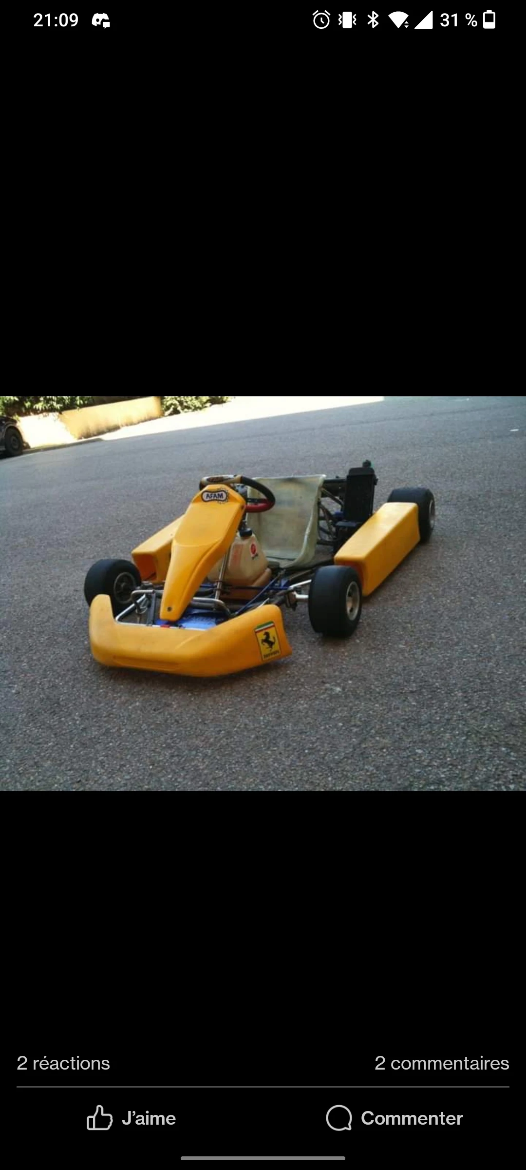 125cc go-kart with trailer