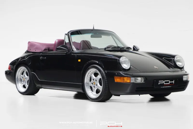 PORSCHE 964 Cabriolet Carrera 2 3.6 250cv - Ultra Rare Combo Colour - 1992