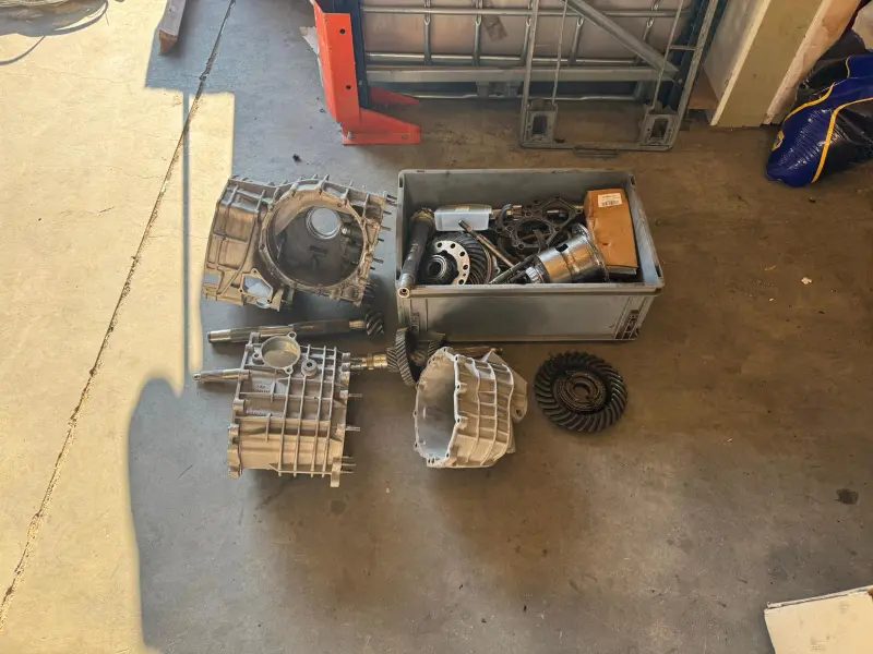 Boîte de vitesses Porsche 997 GT3 à rapports courts.