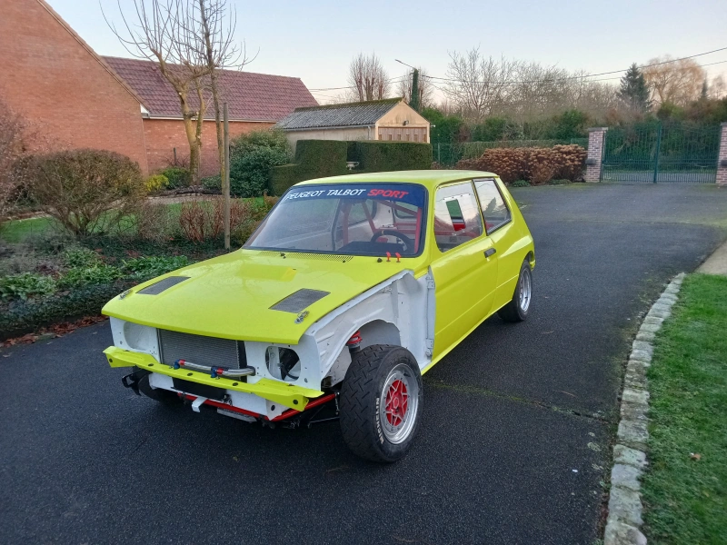 TALBOT SAMBA GROUPE B AVEC PASSEPORT D'EPOQUE
