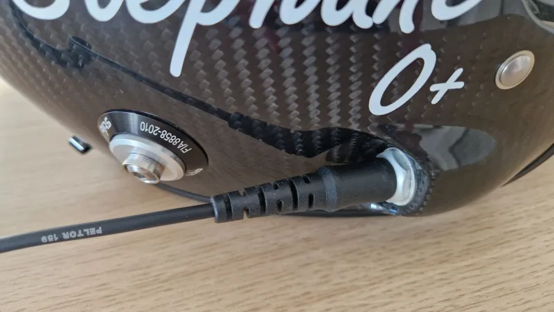 On-board radio connection cable – STILO or BELL headset to STILO or PELCO radio