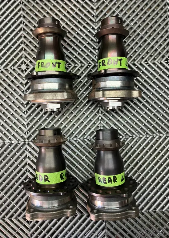 New. Set of 4 center lock wheel hubs. BMW motorsport gt3 gt2 dtm – photo 2