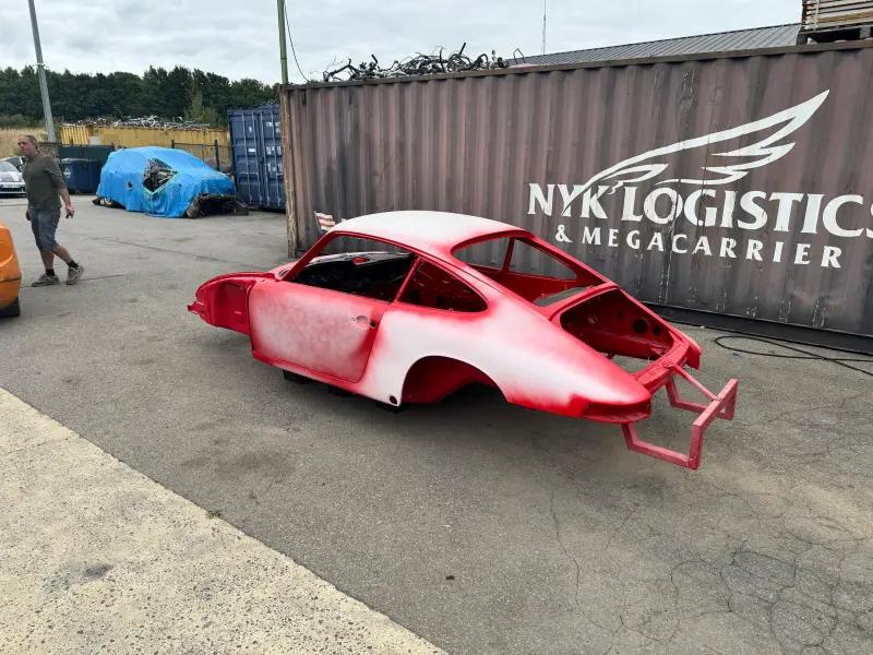 Fully restored 1966 Porsche 911 2.0 bare chassis