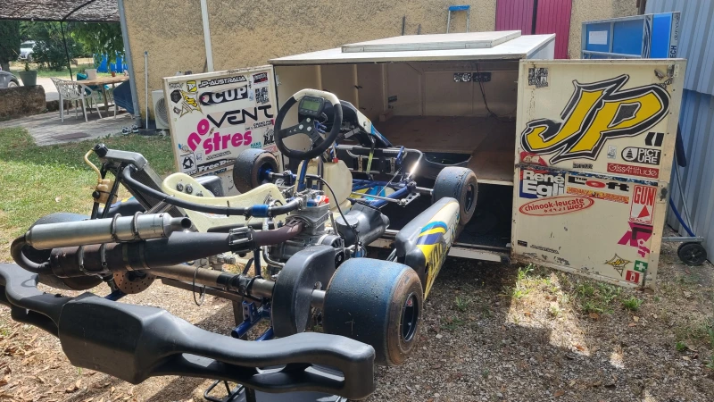 Ensemble remorque + karting