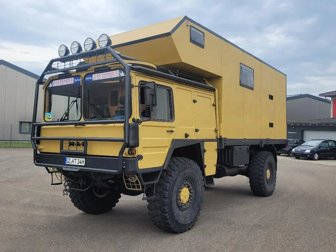 MAN Kat 1 Ex Dakar Service Truck maintenant Mobilehome / Expedition Truck – photo 1