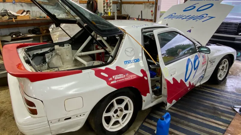 Mazda RX-7 de 1986 construite par Speedsource, catégorie ITS