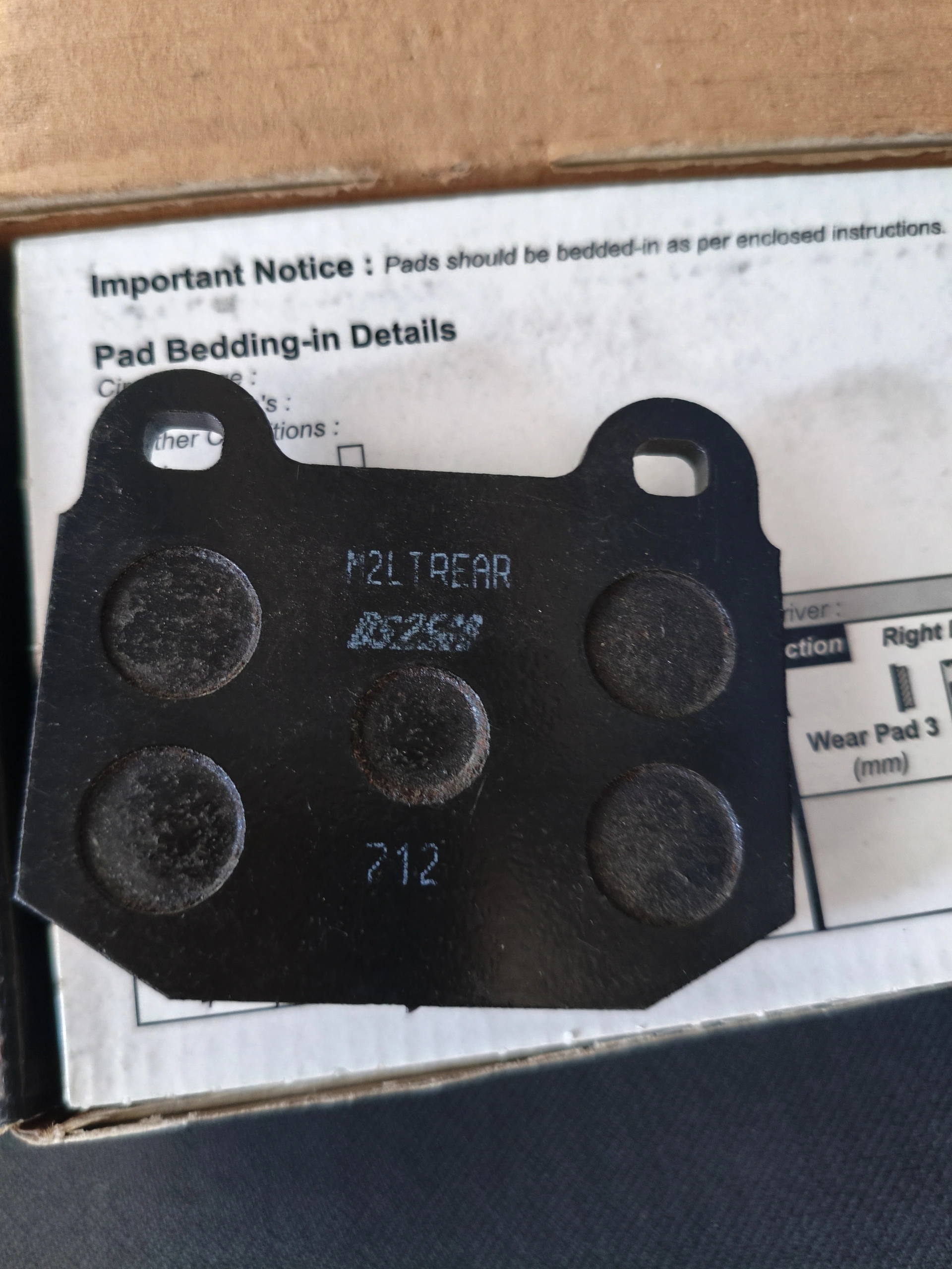 Plaquettes de frein Ferodo Compétition – Subaru Impreza / WRX STI / Mitjet 2L / Mitsubishi EVO / Nissan 350Z – photo 1