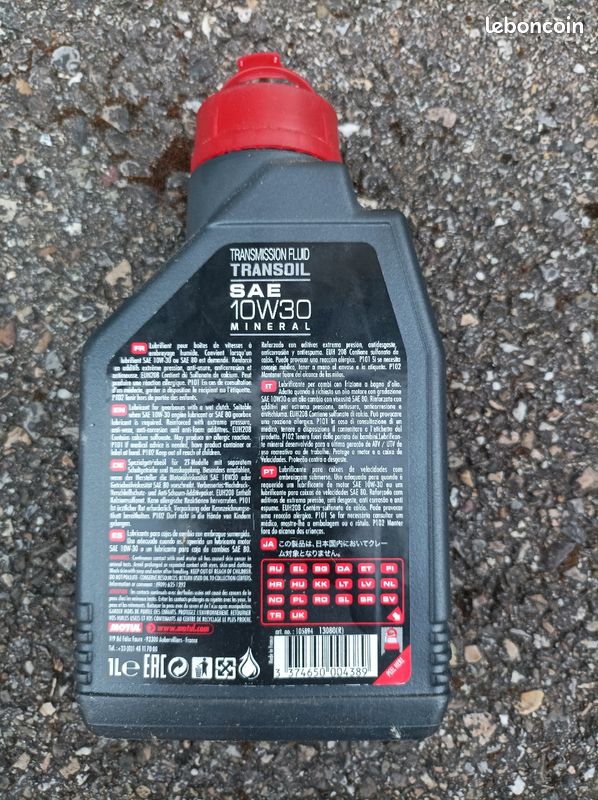 Huile Motul Transoil 10W30 - 700ml