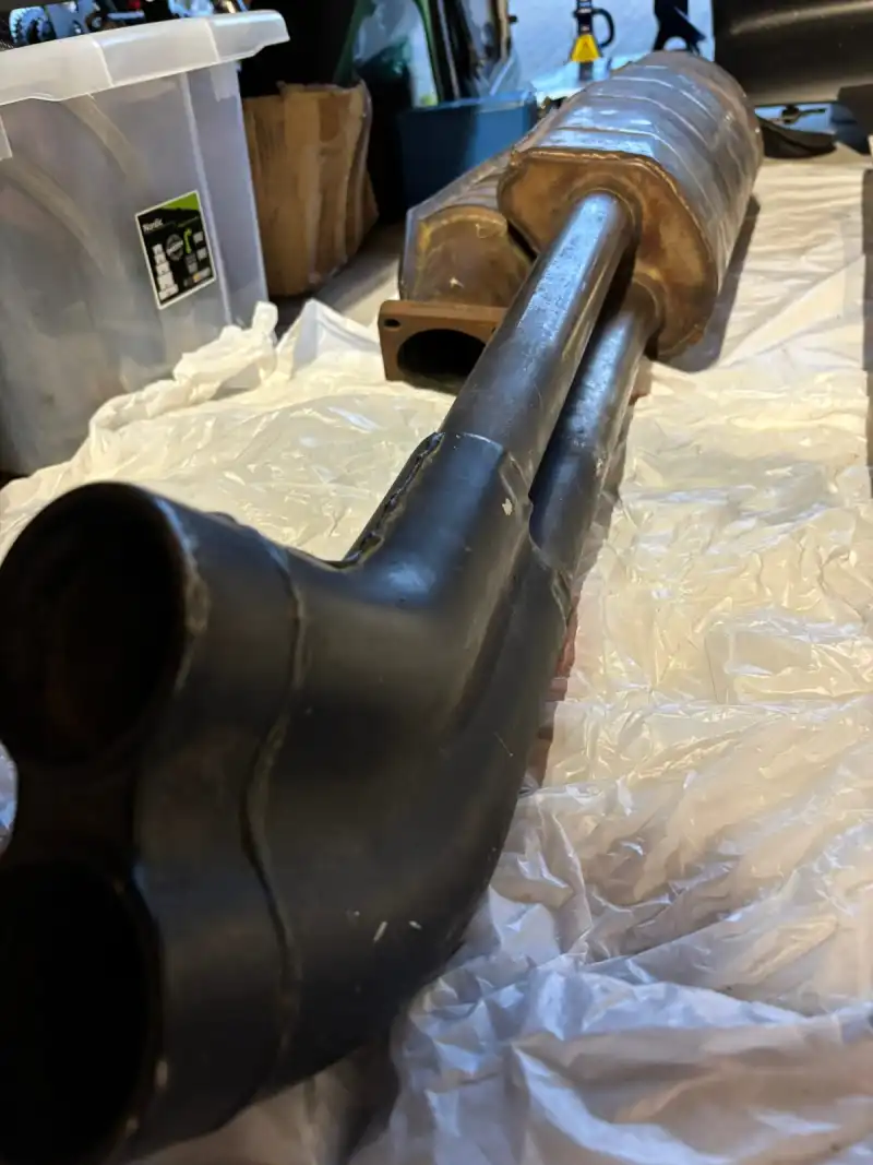 Porsche 911 (930) Turbo Complete Exhaust System — 3.3L, Full Setup with Heat Exchangers