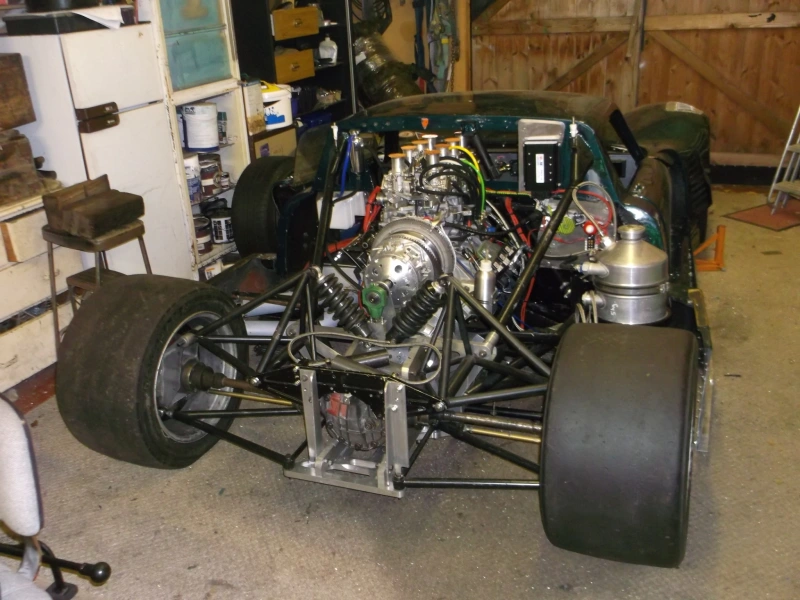 Prosport 3000 « Shelsley Special » équipée d'un moteur V8 à deux temps, de 1990