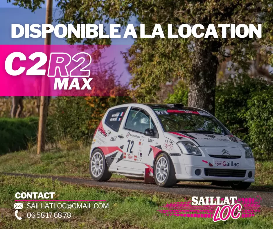 C2 R2 MAX DISPONIBLE À LA LOCATION