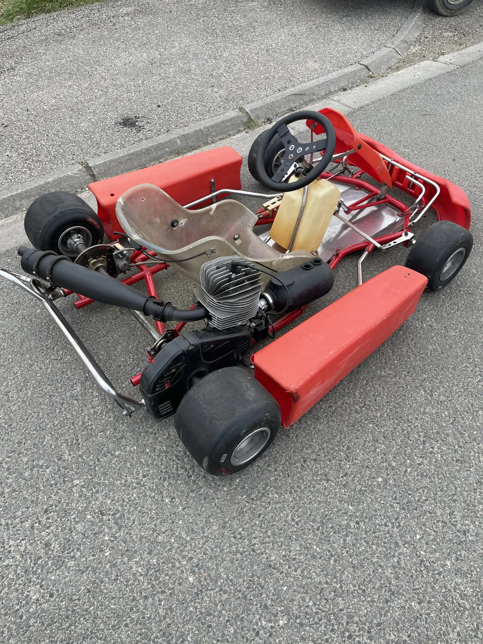 Karting with iame komet k55 engine