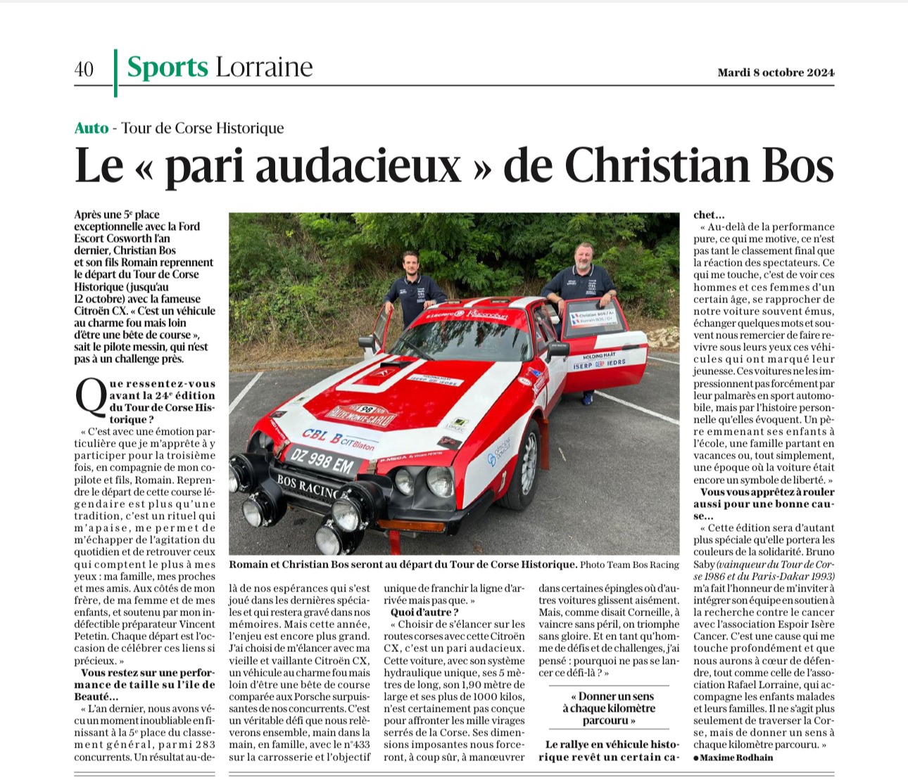 Recherche sponsors – Saison Rallye 2026 – photo 2