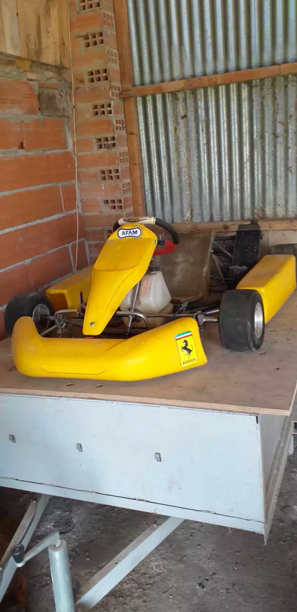 125cc go-kart with trailer