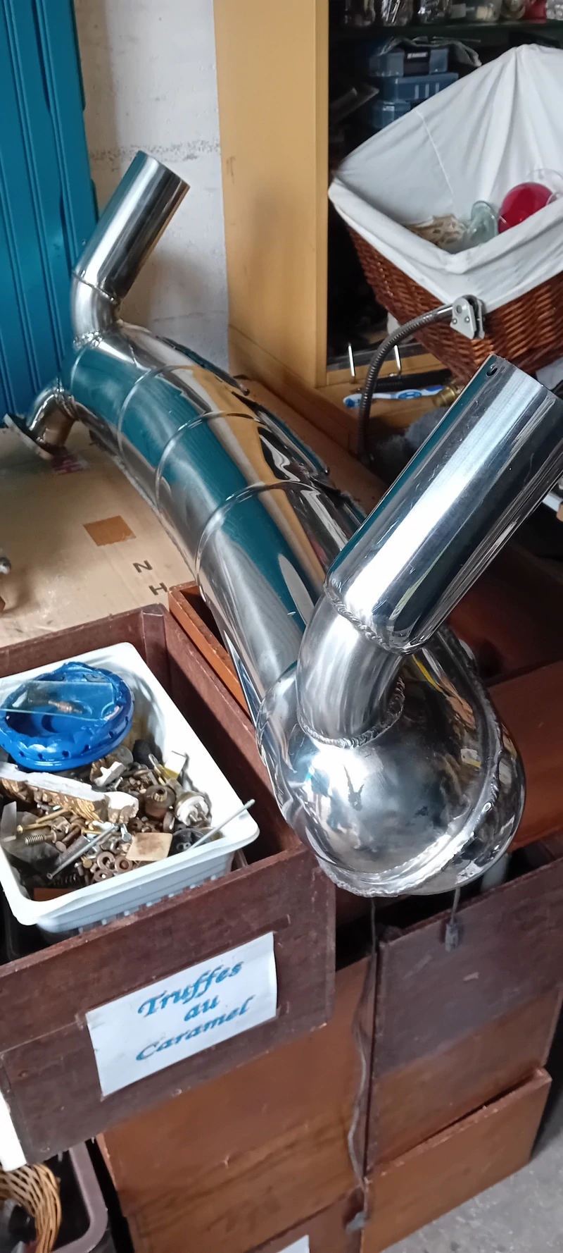Scart stainless steel Porsche exhaust