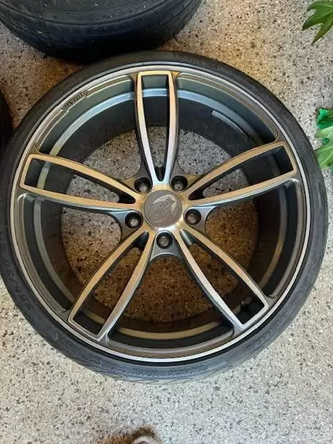 RARE SET OF 21" TECHART FORMULA IV WHEELS/TIRES PORSCHE 991.1 991.2 911,