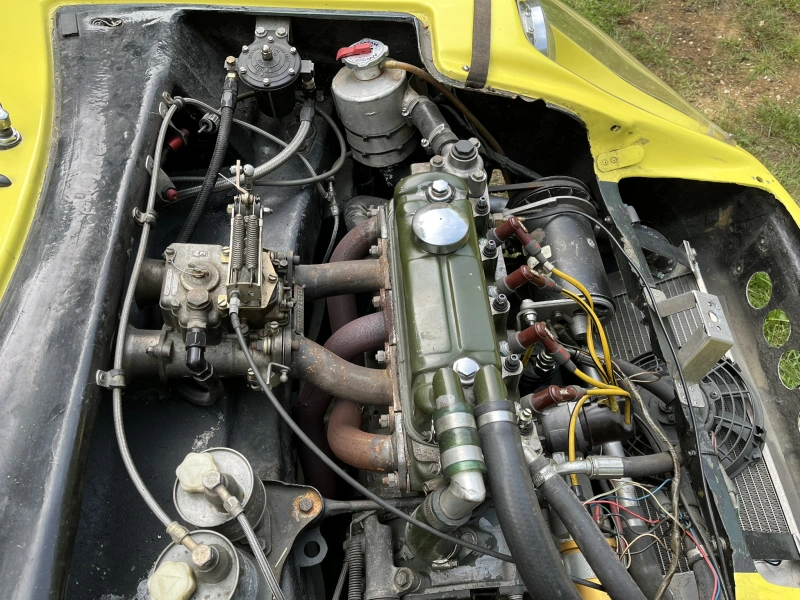 1967 Mini Marcos GT. Voiture de course homologuée pour la route. Enregistrée en Suède. Conduite à droite