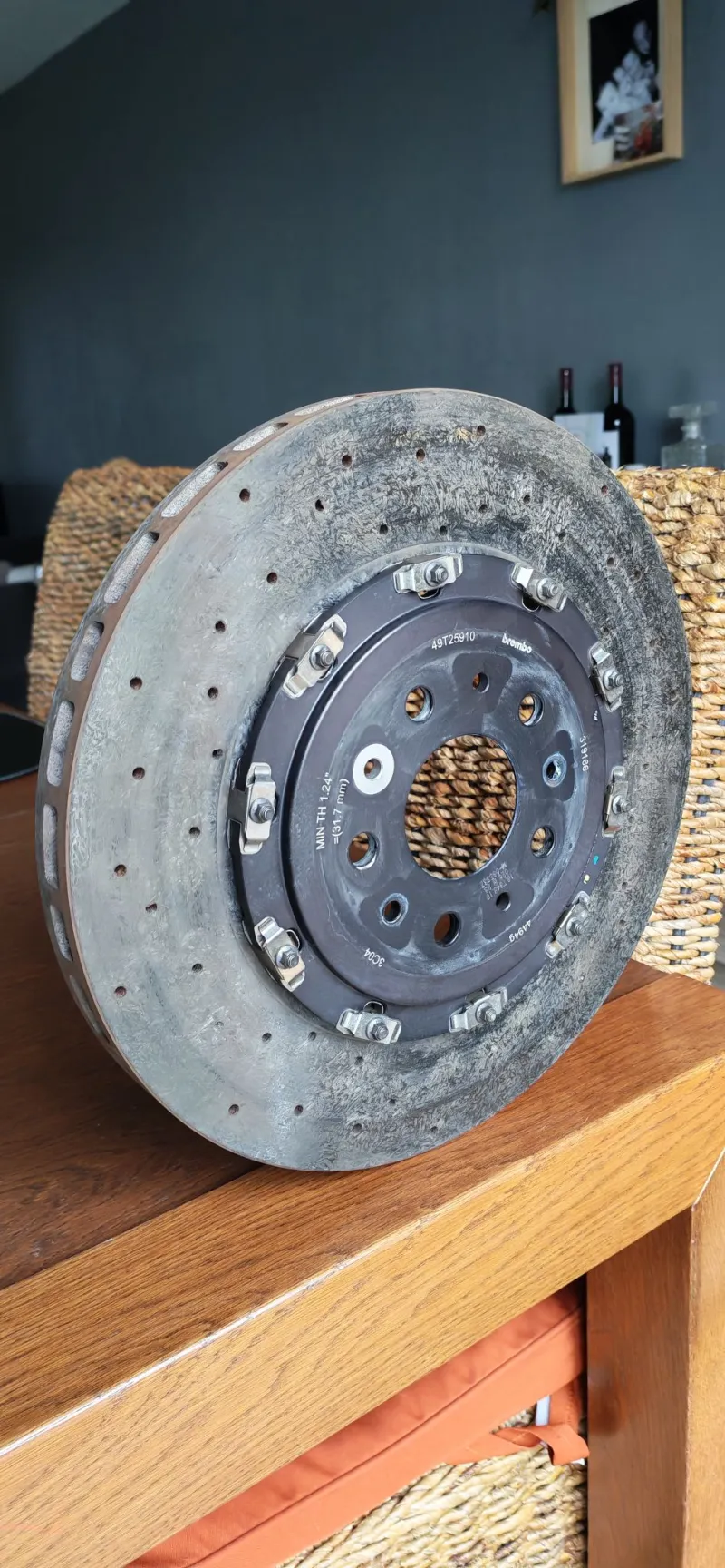 Brembo front carbon-ceramic brake disc