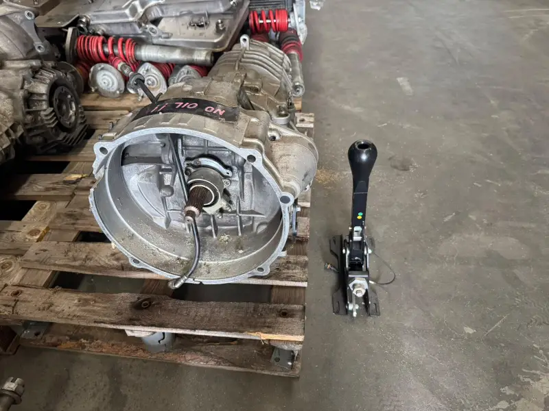 Boîte de vitesses Porsche 997 GT3 Cup + levier de commande