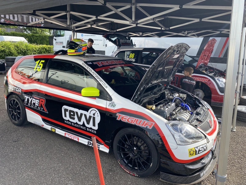 Honda Civic type r trophy race car