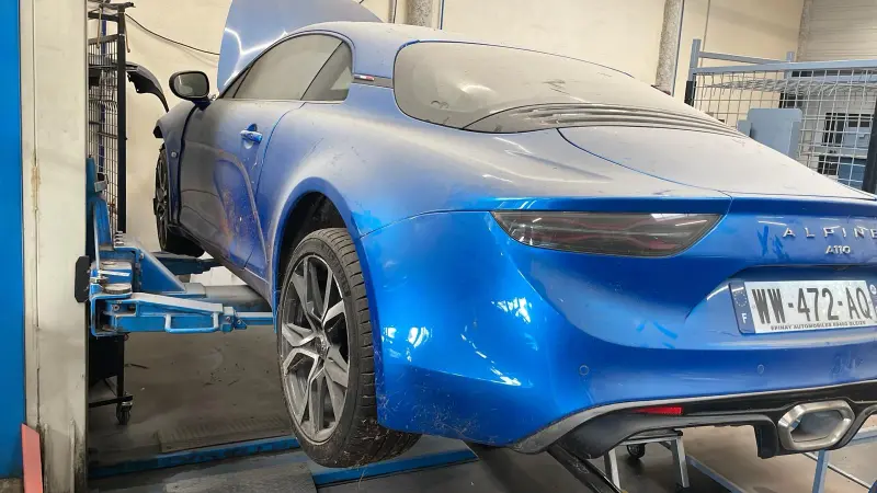 Following an accident we are selling the Alpine A110