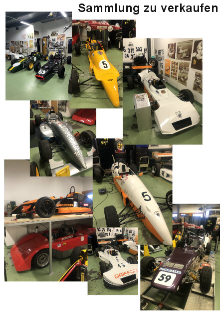 Racing car collection for sale