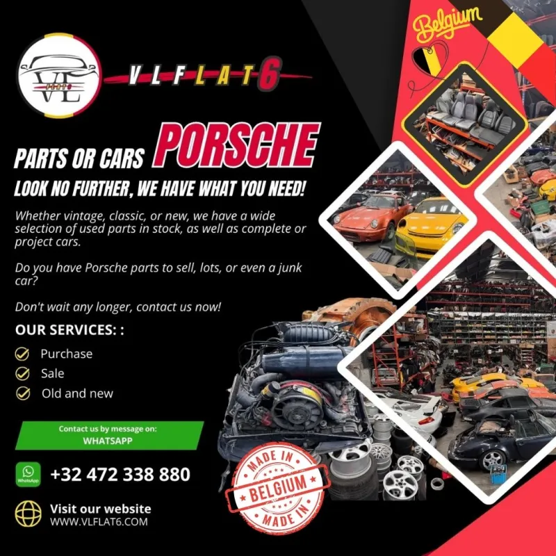 Capots moteur et ailerons pour Porsche