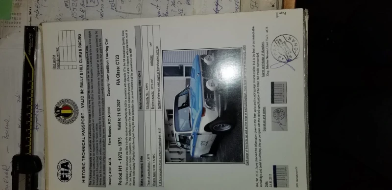 BMW 2002 de 1969 correcte historique Gr.2 avec FIA HTTP