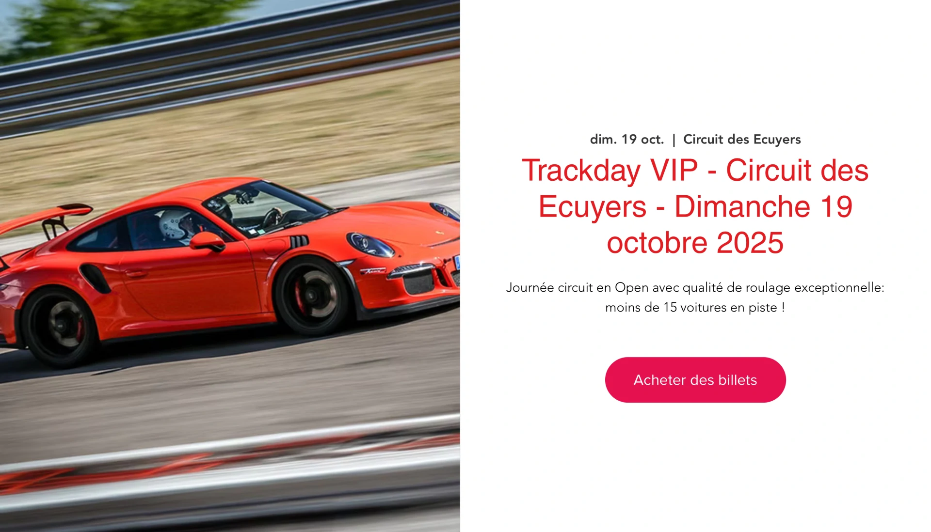 Trackday VIP - Circuit des Ecuyers - Sunday, October 19, 2025 – photo 1