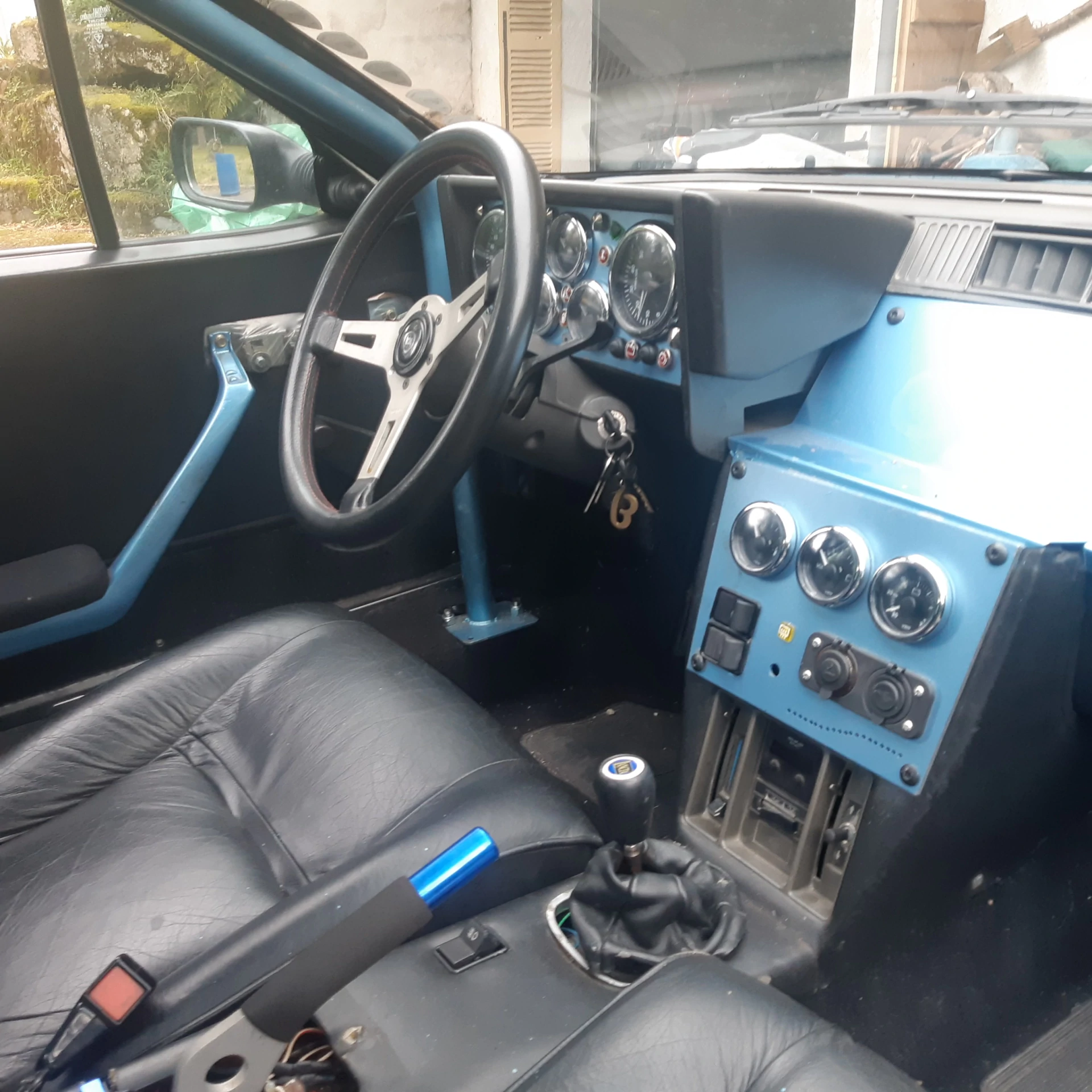 Lancia Montecarlo prepared for historic rally