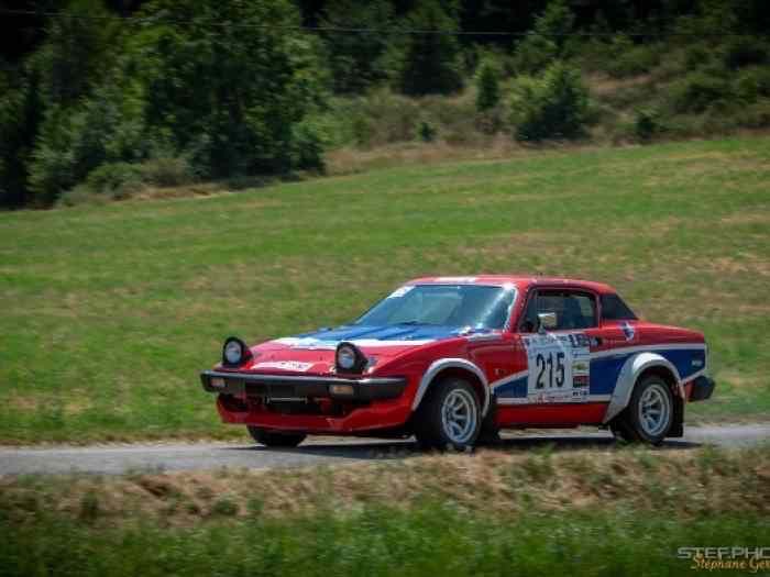 FOR RENT VHC Tour de Corse Historique -Triumph TR7 V8 GR4 asphalt by LANGE COMPETITION. Join the 5 TR7 V8s entered!