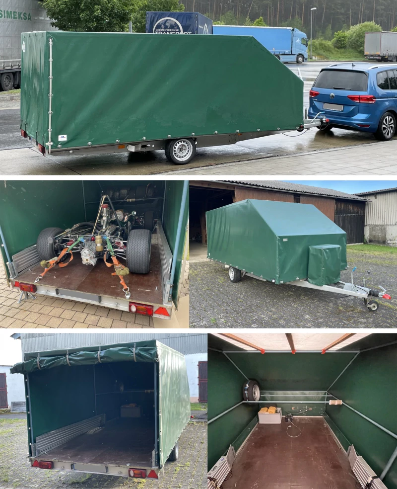 Covered trailer