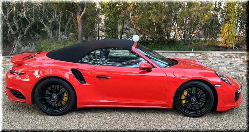 Stunning and Rare PORSCHE 991 Turbo S Cabriolet – 2018 – 580 cv & 36Mkms