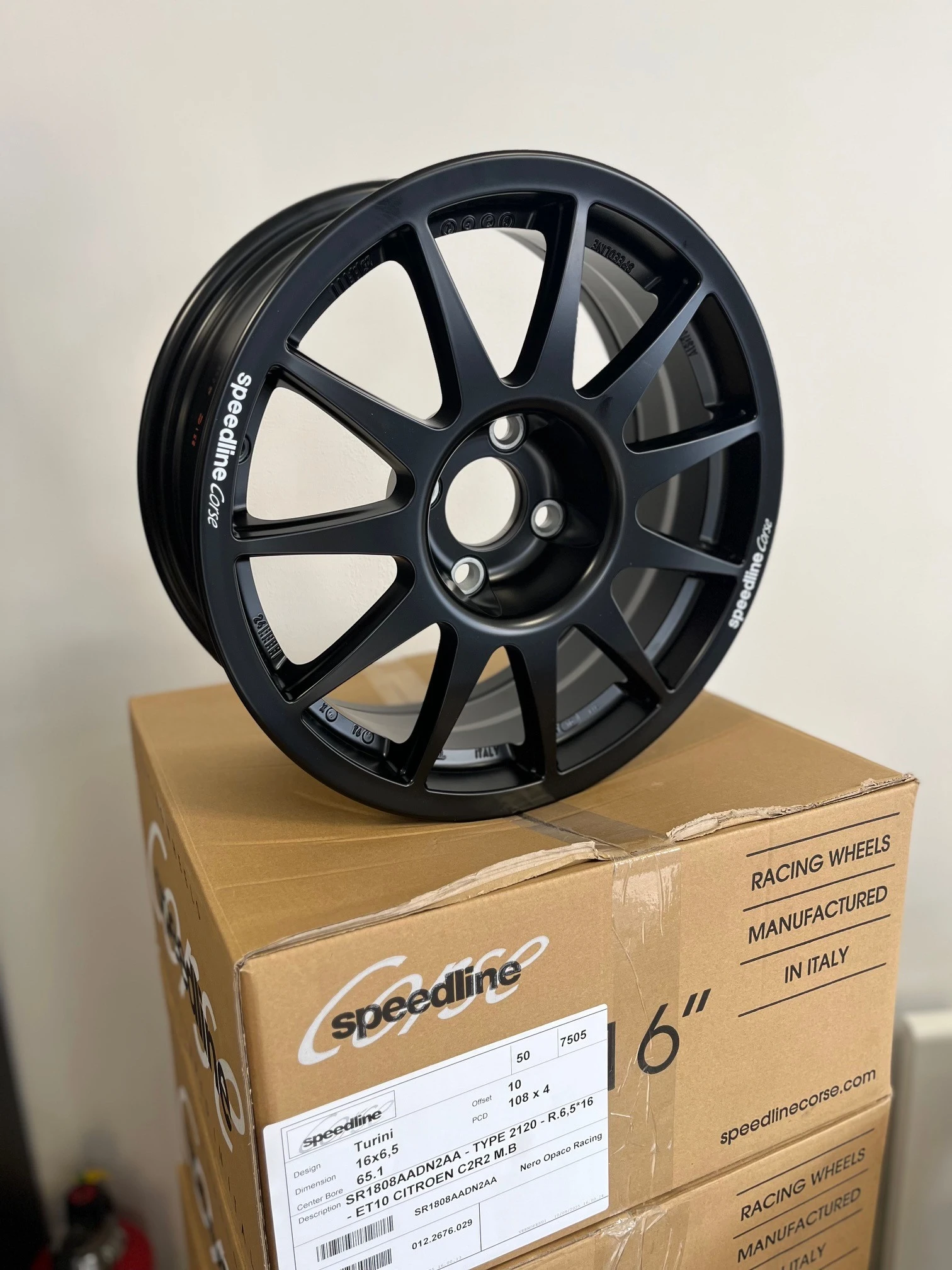 Citroën C2 R2 6.5x16 Speedline wheels – photo 2