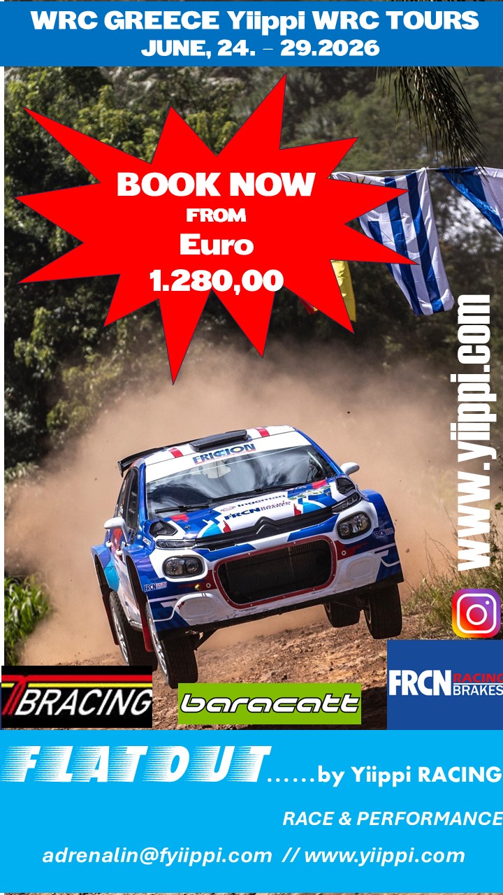 SPECTATOR TOUR WRC GREECE JUNE, 24. - 29.2026