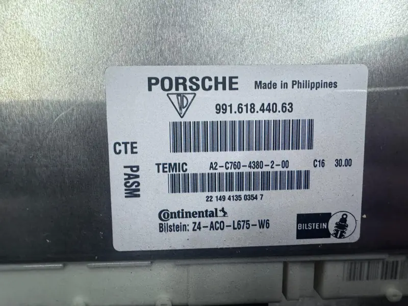 Calculateur de suspension PASM Porsche® 991 / Cayman / Boxster - 99161844063