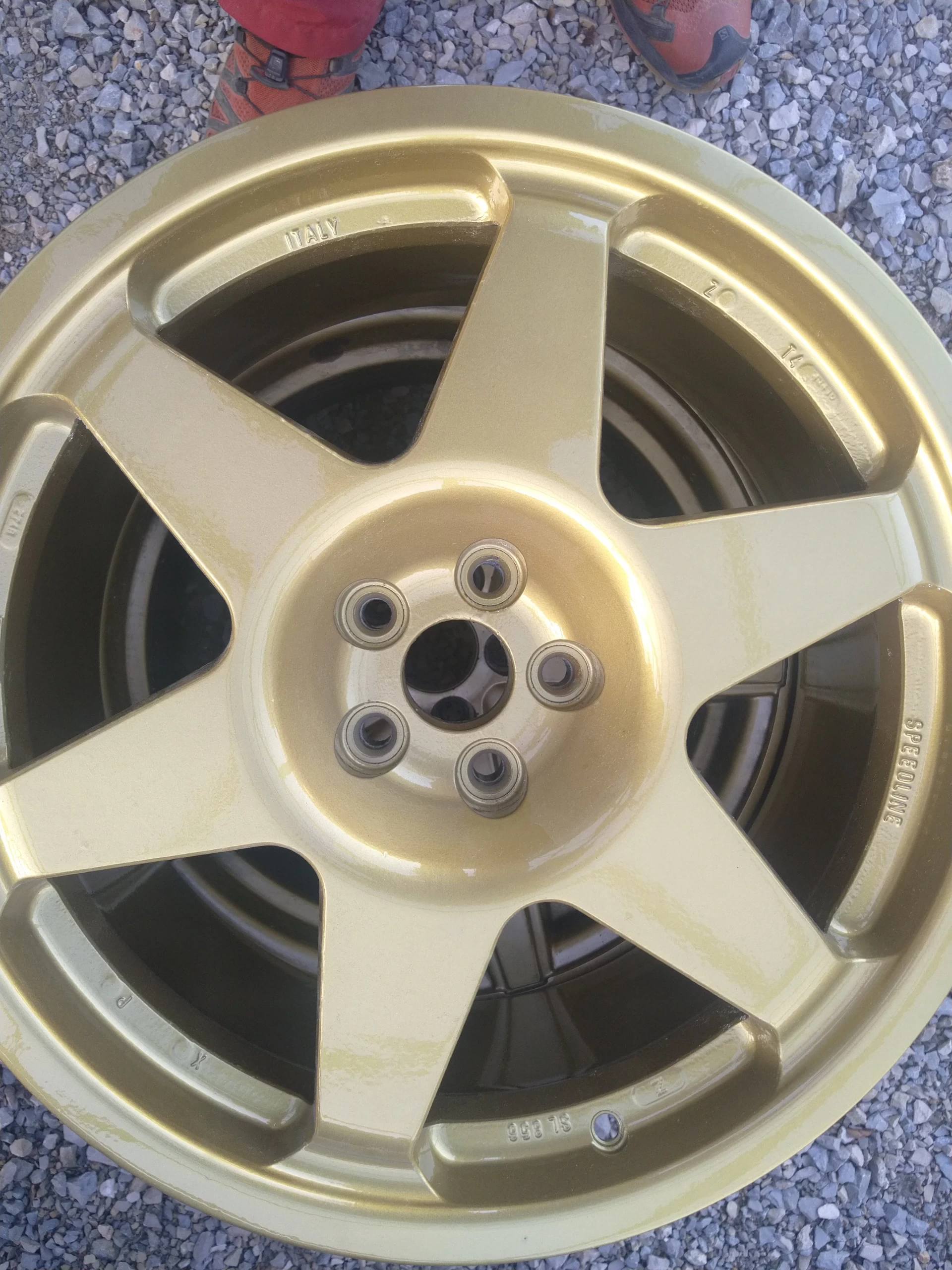 Subaru 18-inch magnesium speedline wheels