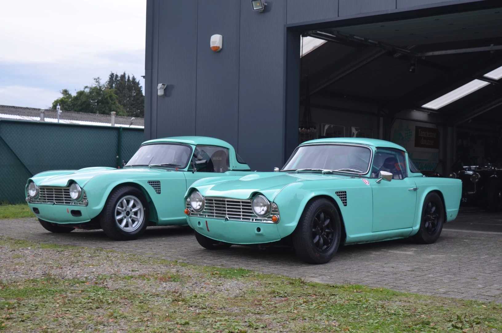 A matching pair of competition TR4’s