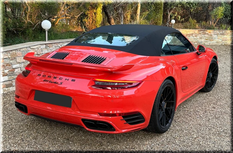 Stunning and Rare PORSCHE 991 Turbo S Cabriolet – 2018 – 580 cv & 36Mkms