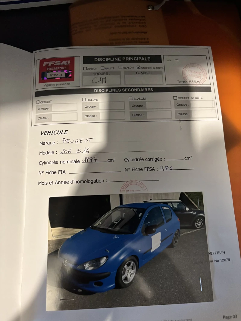 206 RPS passeport A4