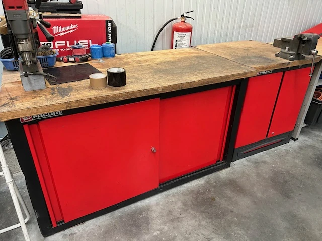 Workbench + Cupboard + Tall unit FACOM