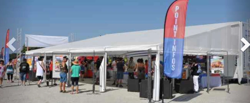Auvent Steigmair 13,35x8m