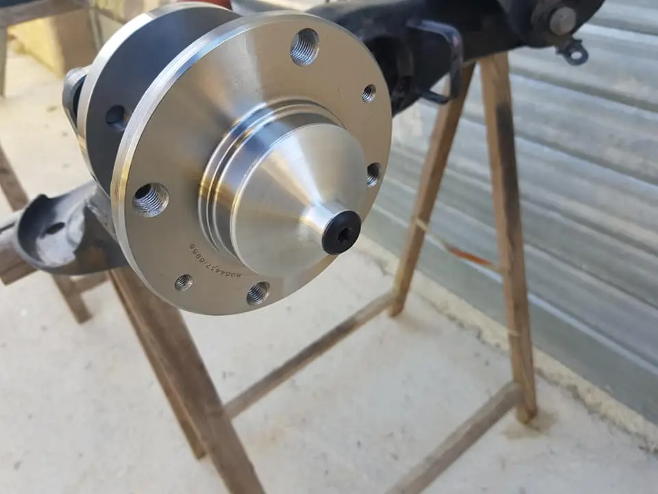 Cache-moyeux arrière aluminium Peugeot / Citroën – photo 3
