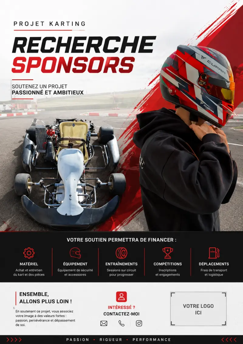 Search for partners - Karting 2026-2027 project