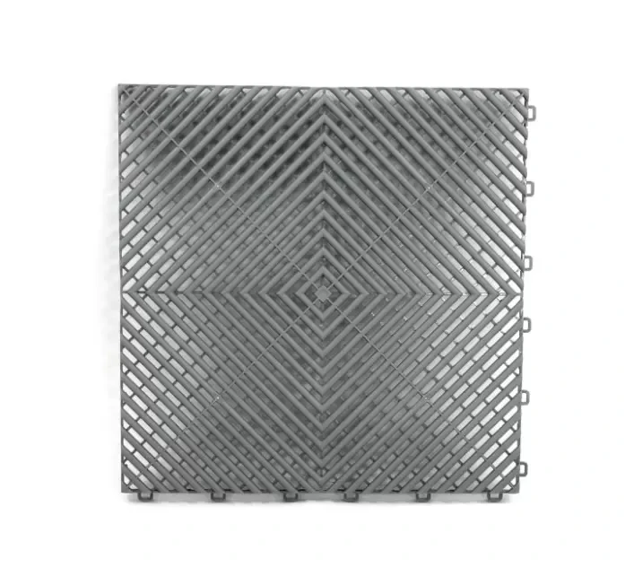 Grey garage or workshop floor tiles 60m2