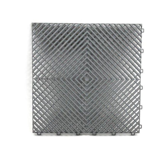 Grey garage or workshop floor tiles 60m2